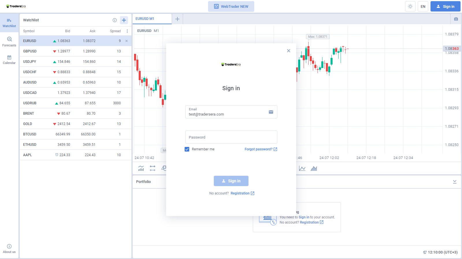  TradersEra's  Account Registration